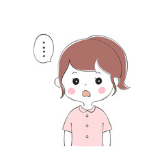 若い女性の表情バリエーション