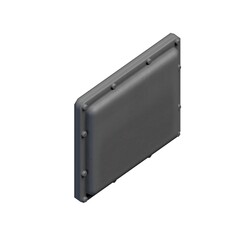 3D rendering of a  switchboard and control block