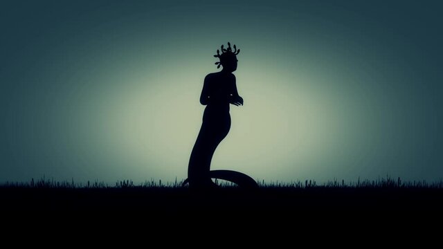 Medusa the Gorgo of the Greek mythology