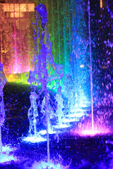  fountain in the dark