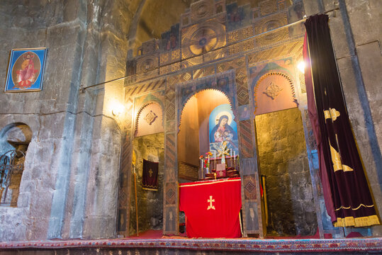 Sevanavank Monastery. a famous Historic site in Sevan, Gegharkunik, Armenia.