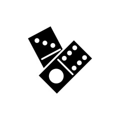 domino icon vector symbol template