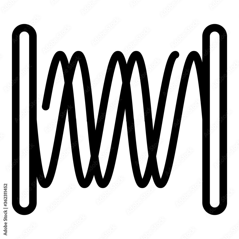Poster soundproofing icon. outline soundproofing vector icon for web design isolated on white background