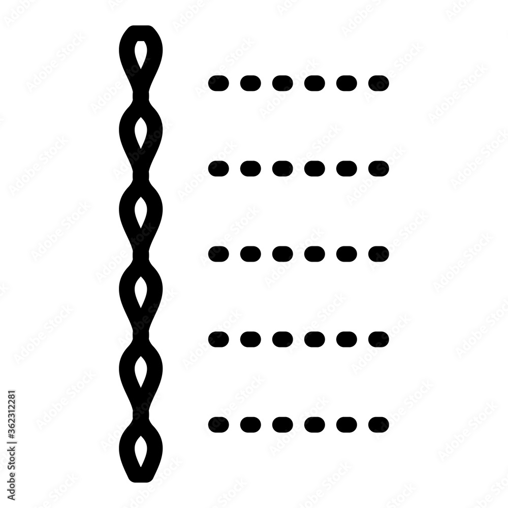 Poster music sound waves icon. outline music sound waves vector icon for web design isolated on white backg