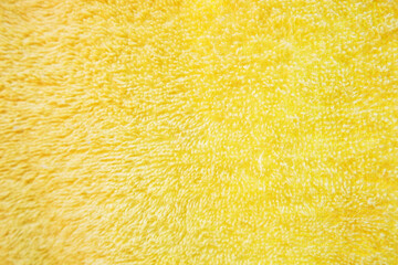 texture surface of yellow towel