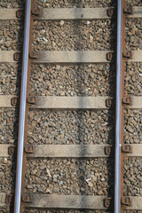
photo railroad track in Jakarta