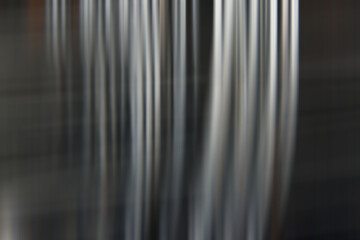 blur image of steel wire mesh net roll