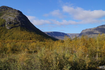autumn in the Khibiny mountains, Russia 