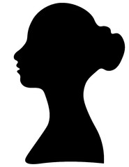 silhouette of a woman