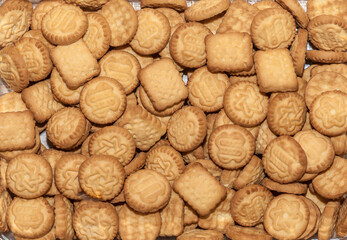 Small biscuits. Background
