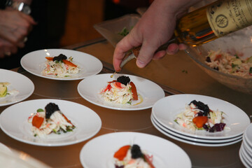 Master class Crab salad