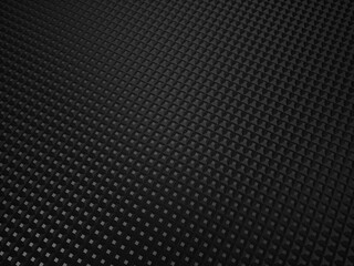 Fototapeta na wymiar Illustration of black metallic textured background with dots