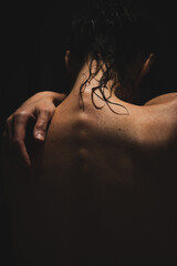 woman's back