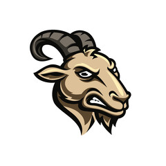 Goat modern style sports mascot