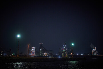 名古屋港からの夜景