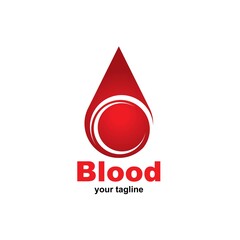 Blood Care logo designs Concept, blood donation symbol icon vector illustration
