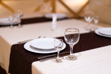 set of cutlery for dinner at the table