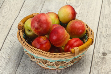 Sweet tasty fresh ripe apricots