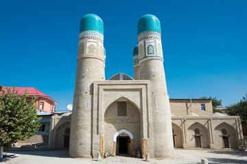 Fototapeta na wymiar Chor Minor in Bukhara, Uzbekistan. It is part of the Historic Centre of Bukhara World Heritage Site.