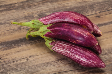 Vibrant tasty ripe Graffiti eggplant