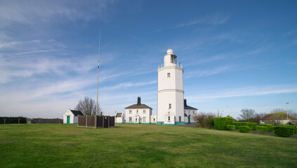 Fototapeta na wymiar North Foreland Lighthouse in Broadstairs, Kent, UK