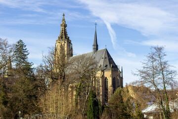 Scenic view at the Schlosskirche in Meisenheim