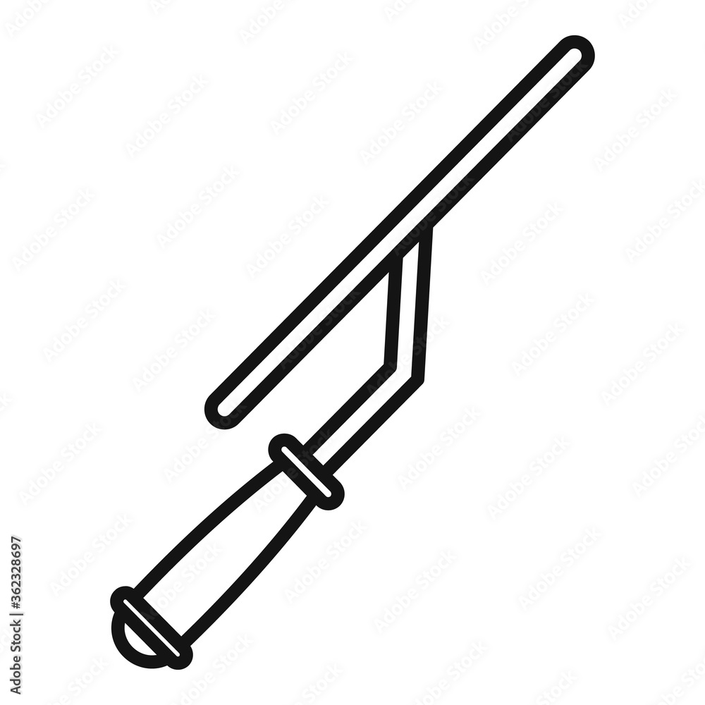 Poster spatula trowel icon. outline spatula trowel vector icon for web design isolated on white background