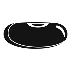 Cuisine kidney bean icon. Simple illustration of cuisine kidney bean vector icon for web design isolated on white background