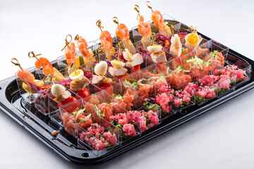 seafood appetizers for a buffet