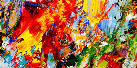 Colorful abstract background wallpaper. Modern motif visual art.  Mixtures of oil paint. Trendy...