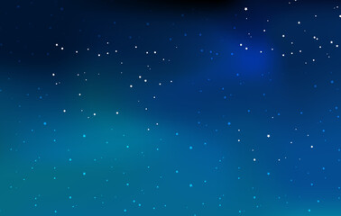 Light from the star on the sky background