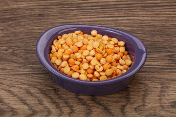 Dry peas for cooking