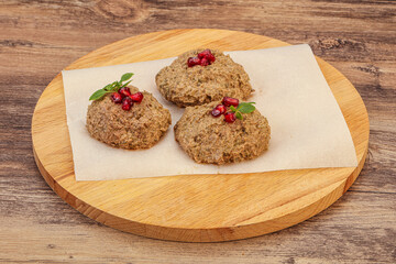 Georgian cuisine - pkhali from beans