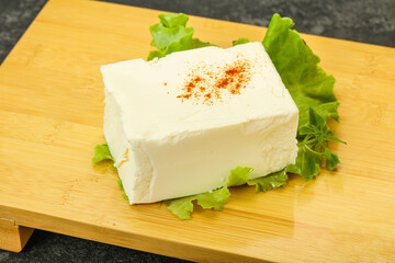 Greek traditional soft feta cheese