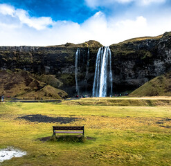 selfjalandsfoss one of the most beautiful waterfalls in all iceland