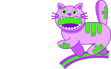 funny cartoon cat