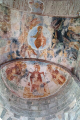 ancient mosaic of st. anna church