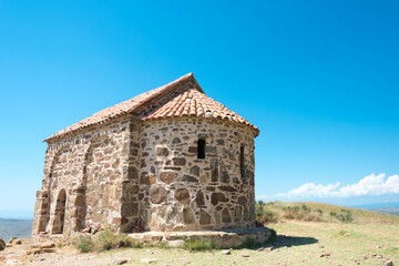 Fototapeta na wymiar David Gareja monastery complex. a famous historic site in Kakheti, Georgia.