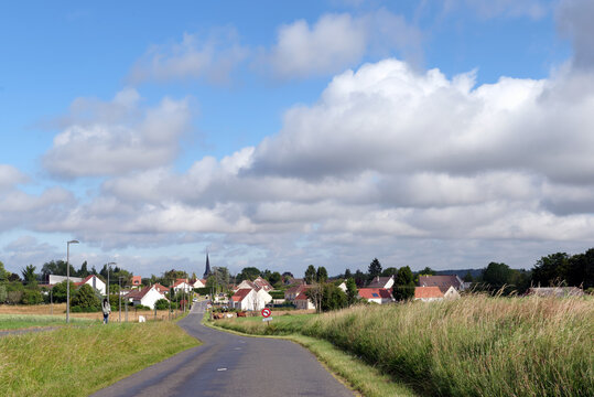 Jouarre village in Seine et Marne country