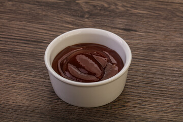 Traditional Barbicue sauce in the bowl