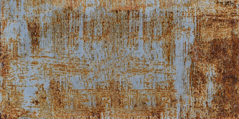 Rust metal plate texture. Abstract rusted background for design exterior decoration and industrial construction. panorama picture.