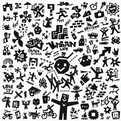 summer graphic icon set , background
