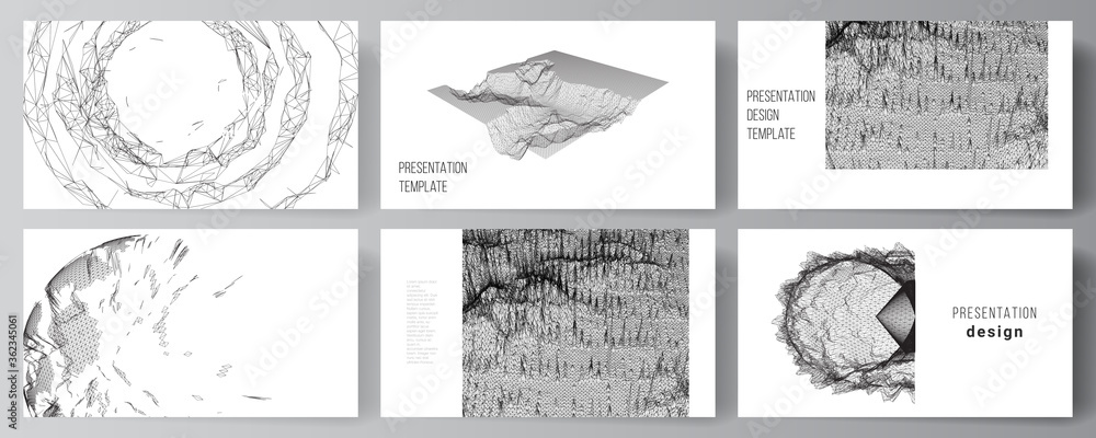 Poster vector layout of presentation slides design business templates, template for brochure, cover, busine