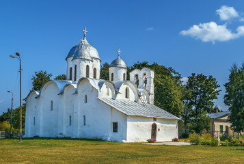 Fototapeta na wymiar Ivanovsky Monastery, Pskov, Russia