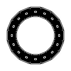 Design monochrome decorative element