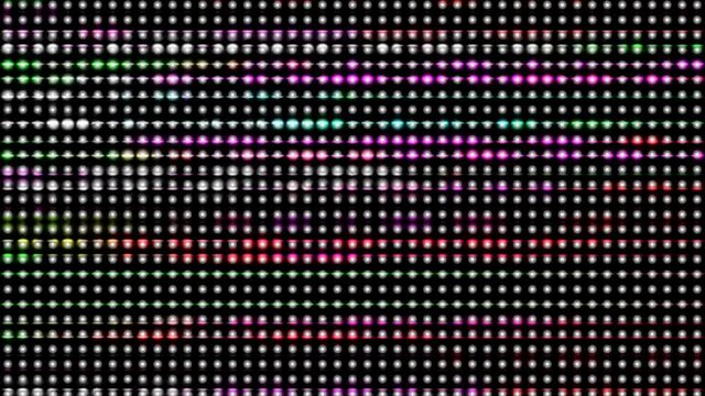a background of colorful dots of light, flashing reflector lights for show parties or night clubs