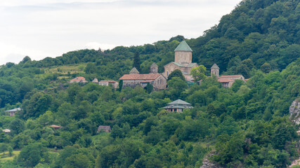 Fototapeta na wymiar Gelati Monastery in Kutaisi, Imereti, Georgia. It is part of the World Heritage Site.