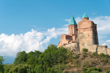 Obraz na płótnie Canvas Gremi Fortress and Church complex. a famous Historic site in Gremi, Kakheti, Georgia.