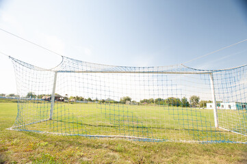 Football gate and football net.