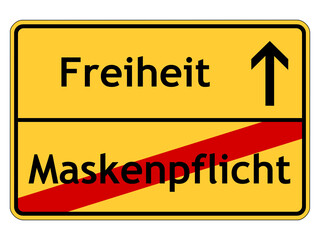 Maskenpflicht - Freiheit